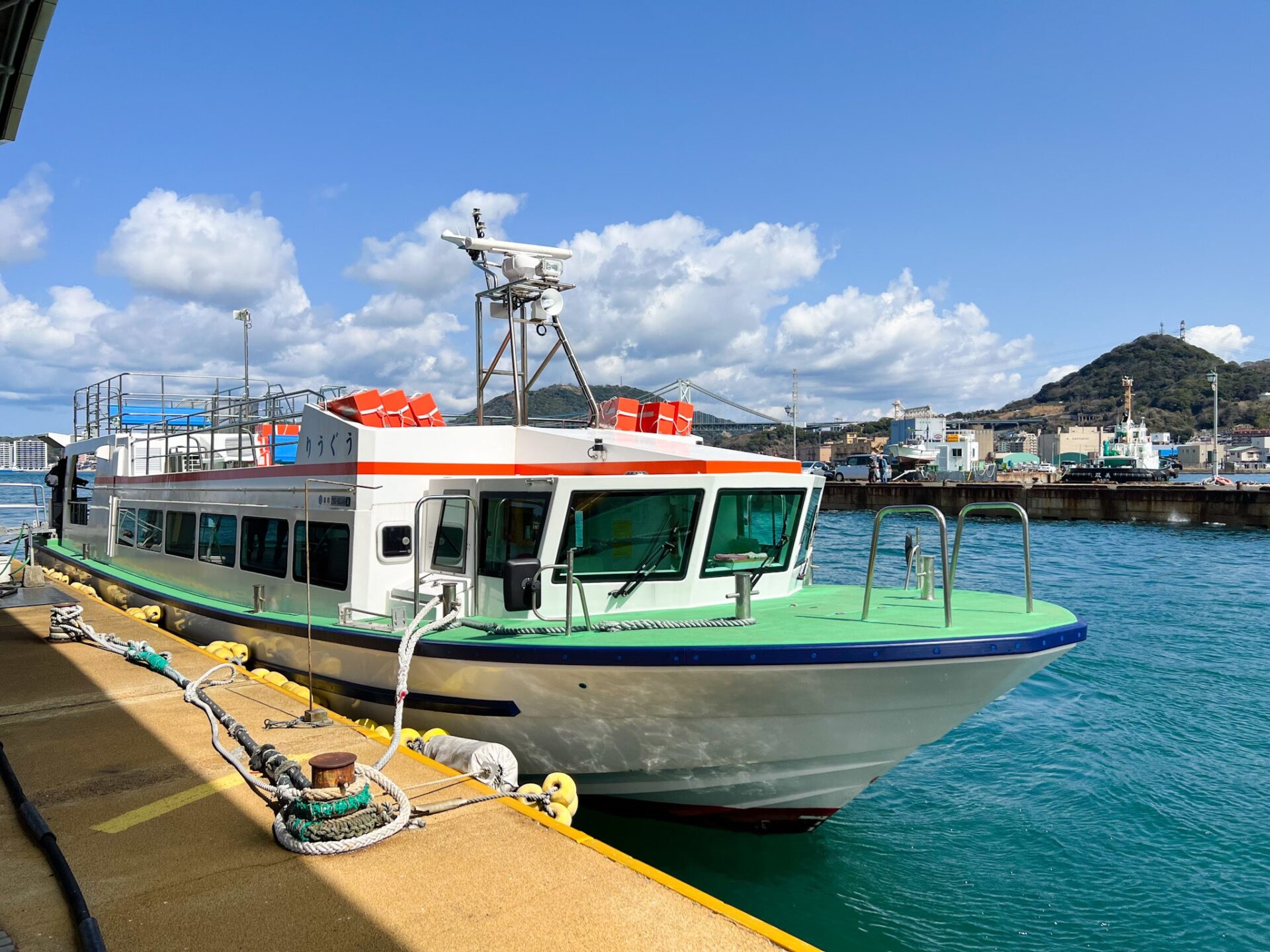 関門海峡を徒歩と船で渡ってきたけど、船の方が圧倒的に面白い