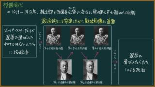 【日本史】桂園時代とは？わかりやすく：なぜ交互だったのか？
