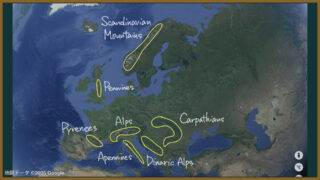 ヨーロッパの地形と気候をわかりやすく：用語の丸暗記にならないために